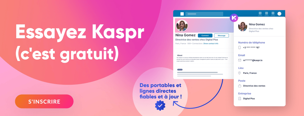 Essayez Kaspr, c'est gratuit !