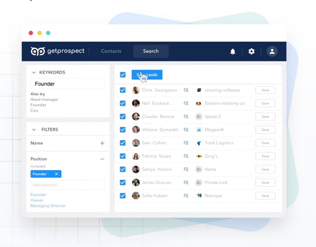 Graphic for GetProspect contact search in web app