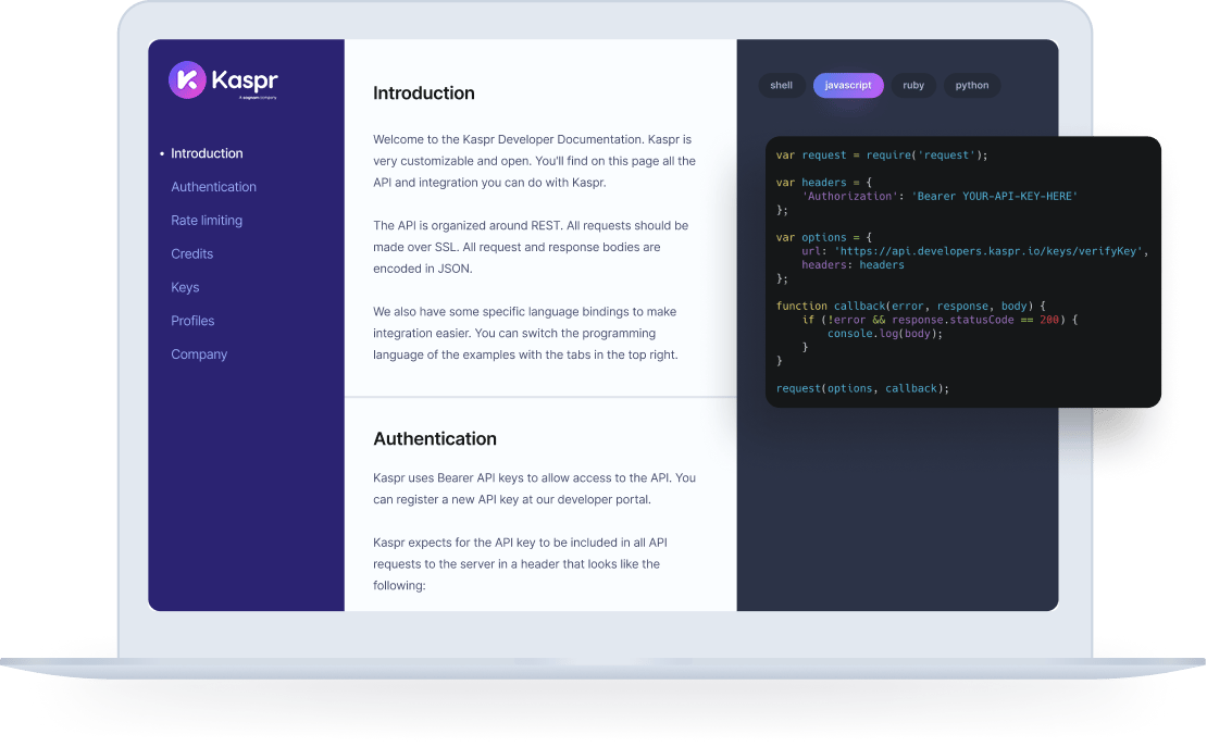Graphic showing API in dev on laptop