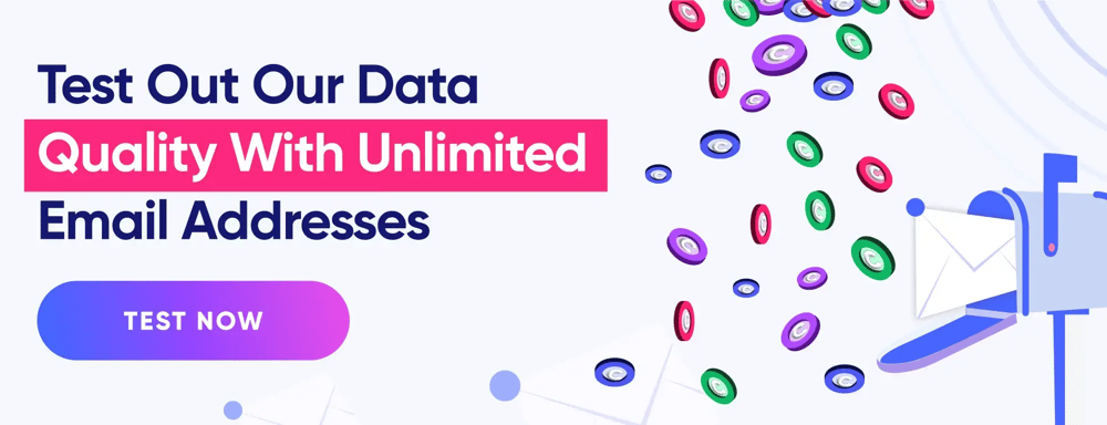 Blog CTA banner - test out our data quality with unlimited email addresses