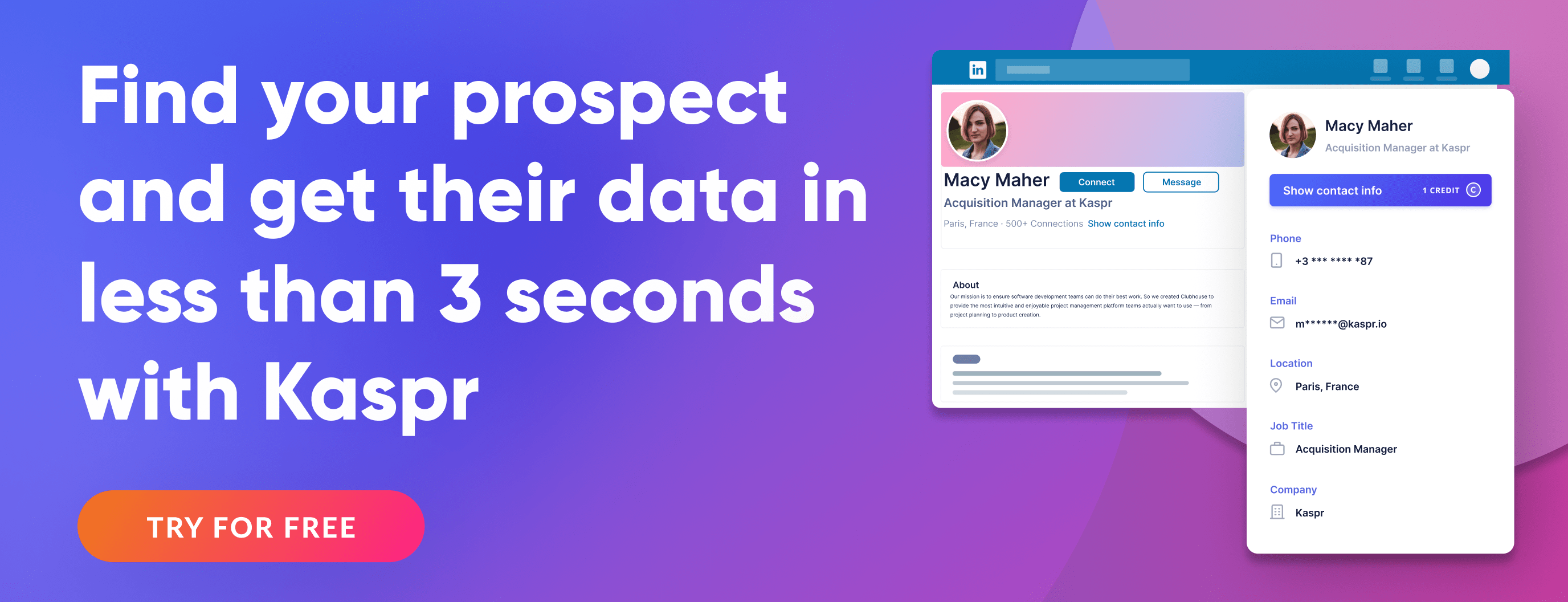 Sign up to Kaspr