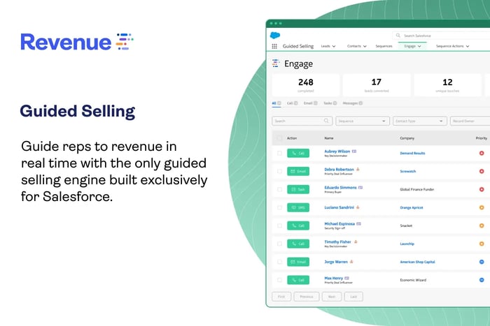 Revenue.io Salesforce platform graphic