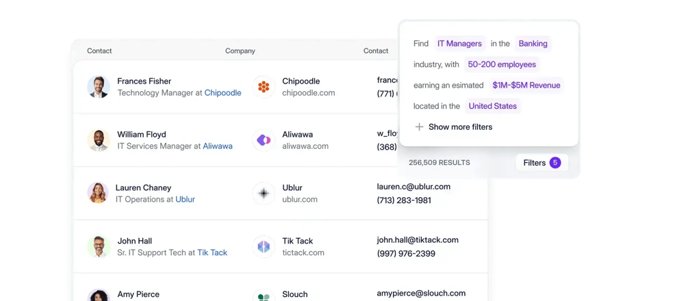 Seamless.AI competitor screenshot