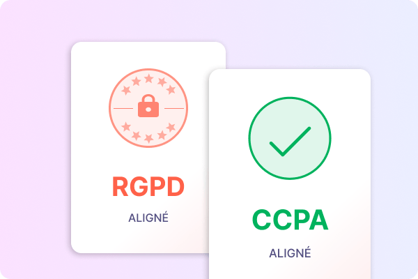 Kaspr est aligné au RGPD et au CCPA