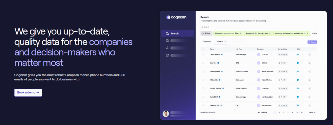 LinkedIn automation tool - Cognism