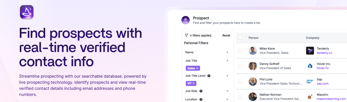 LinkedIn automation tool - Wiza